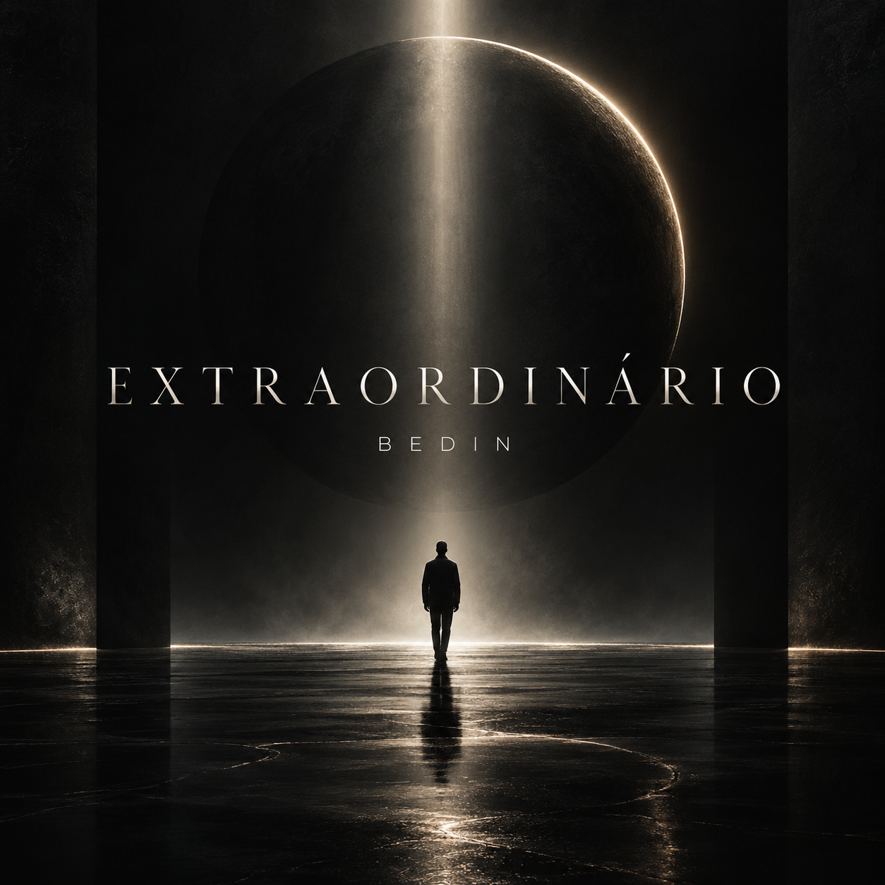 Capa oficial de EXTRAORDINÁRIO, single de BEDIN